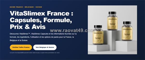 Vitaslimex capsules avis  – résultats honnêtes fr, be, ch