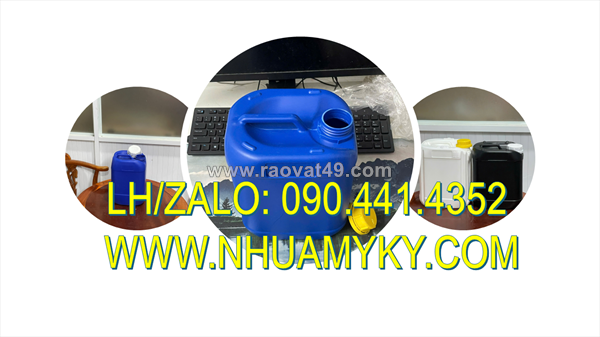 Vỏ can nhựa 0.5 lít đựng hóa chất xử lý nước thải, can nhựa 1 lít đựng chất làm sạch nước