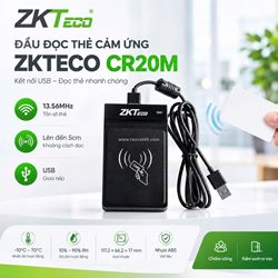 Zkteco cr20m – đầu đọc thẻ cảm ứng nhỏ gọn, tiện lợi!