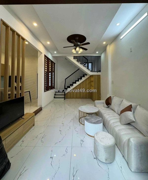 ► 2 mặt thoáng kiệt thẳng thông hoàng diệu, 55m2, 3 tầng đúc, 3pn, sân thượng,