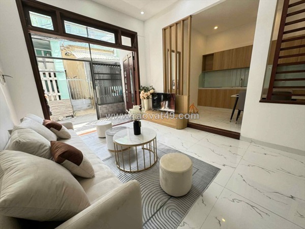 ► 2 mặt thoáng kiệt thẳng thông hoàng diệu, 55m2, 3 tầng đúc, 3pn, sân thượng,