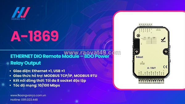 🔥 a-69 – ethernet dio remote modules, 8do power relay output