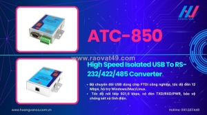 ⚡ atc-850 – bộ chuyển đổi usb sang rs-232/422/485 cách ly