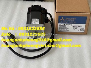 Ac servo motor hc-kfs43 mitsubishi 400w - giao hàng toàn quốc