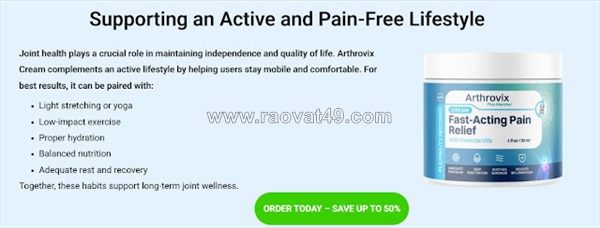 Arthrovix canada - your journey to pain relief starts here news