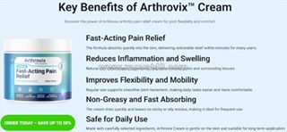 Arthrovix fast acting pain relief: ¿es seguro?
