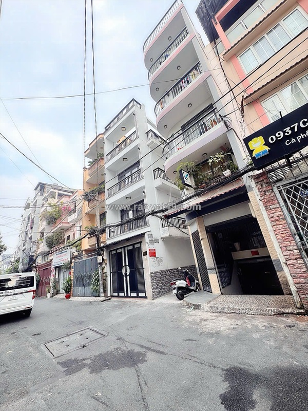 Bán căn góc 2 mặt tiền xe hơi đậu ngày đêm - chdv 6 tầng có hầm siêu hiếm đ.lê