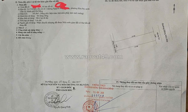 Bán đất 2 lô liền kề đường đặng như mai - gần bến xe tt thành phố