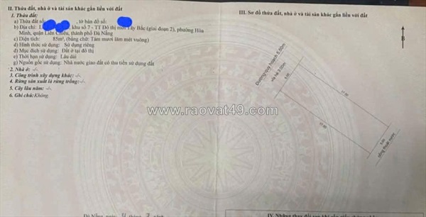 🔴💥bán đất đường hòa phú 10 (gò nảy 5 cũ) - dtđ: 85m2
