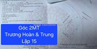 🔴💥bán đất góc 2mt đường trương hoàn & trung lập 15