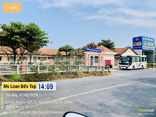 Bán đất thổ cư 150m² (5x30m) xã an lục long, châu thành, long an sổ hồng riêng