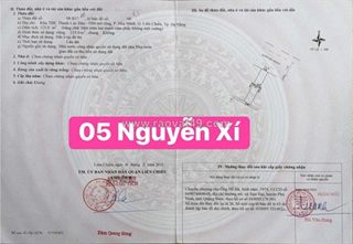 🔴bán đất trục đường kinh doanh sầm uất nguyễn xí - dt 125m2
