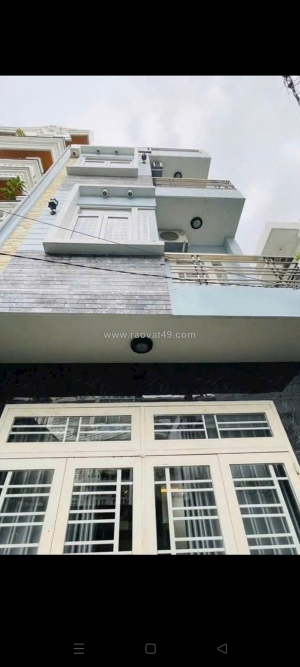 Bán gấp nhà phan huy ích gò vấp 6,4 tỷ, 48m2, 3 tầng, tặng nội thất cơ bản, hẻm