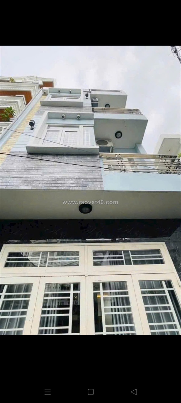 Bán gấp nhà phan huy ích gò vấp 6,4 tỷ, 48m2, 3 tầng, tặng nội thất cơ bản, hẻm