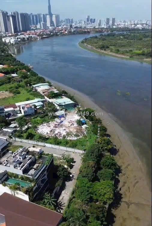 Bán lô đất siêu phẩm hiếm có mặt tiền sông sài gòn dg số 11 phường an phú quận