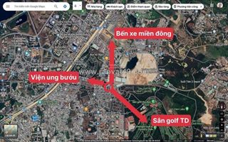 Bán lô đất xây cao tầng cạnh bến xe.miền đông mới . ga metro., ngay cổng sân