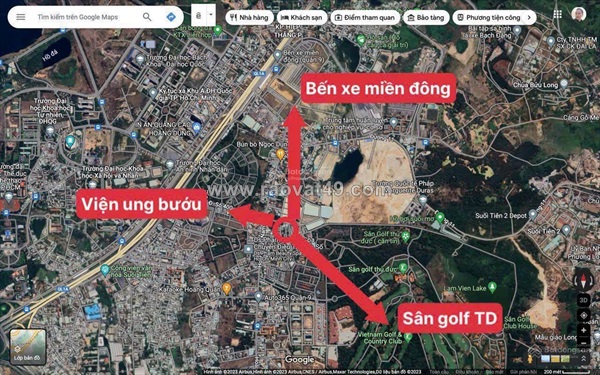 Bán lô đất xây cao tầng cạnh bến xe.miền đông mới . ga metro., ngay cổng sân