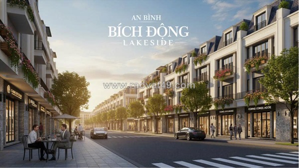 Bán lô liền kề bích động lakeside – đường 22m – mặt tiền 6m – từ 68 triệu/m²