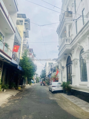 Bán nhà 2 mặt hẻm xe hơi tránh thông khu đồng bộ  5 tầng 72m² nở hậu giá 9.x tỷ