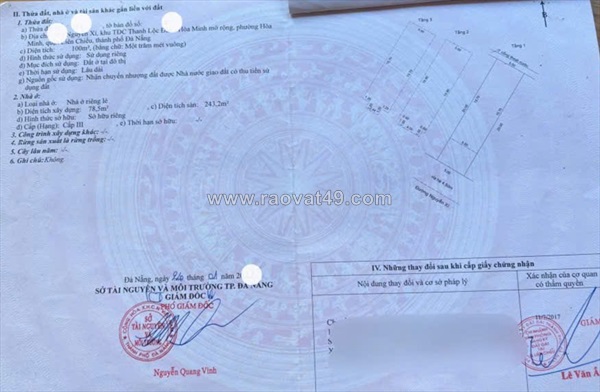 💥bán nhà 3 tầng 4 pn đường nguyễn xí, liên chiểu,  tp đà nẵng💥