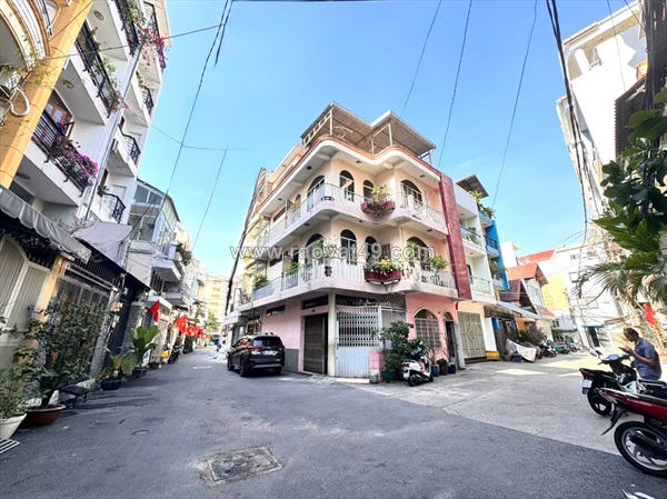 Bán nhà 5 tầng hxh 10m ngay bộ công an tp đ.nguyễn trãi & nguyễn cảnh chân,