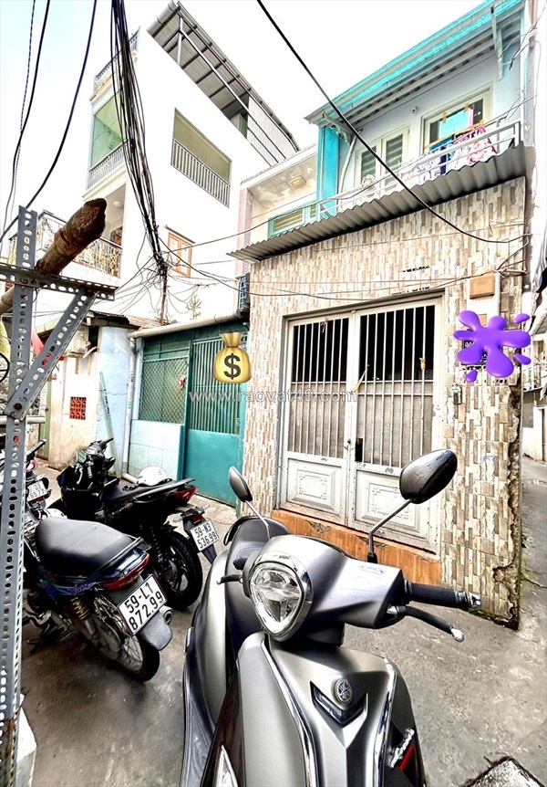 Bán nhà đ.xóm chiếu chỉ 2.9m- nhà căn góc 2mt thoáng- lưu thông tôn đản- vĩnh