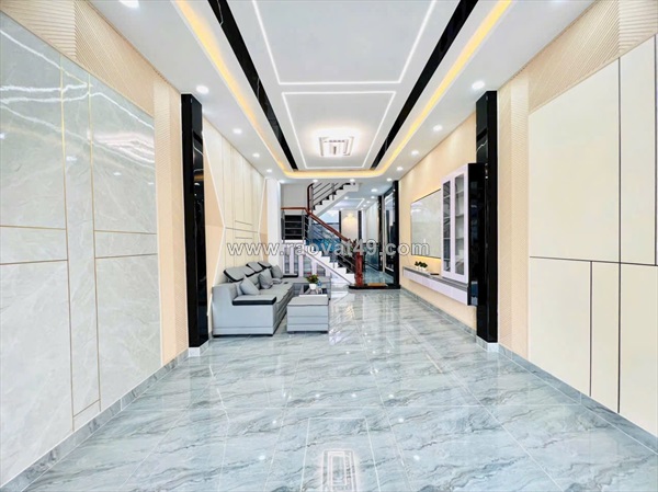 Bán nhà giáp gò vấp – đường 6m thông – full nội thất 3 tầng–  6 tỷ 250..