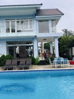 Bán nhà mặt tiền dương công khi - gần song hành, 20x34m,  2 tầng + hồ bơi, 26,5