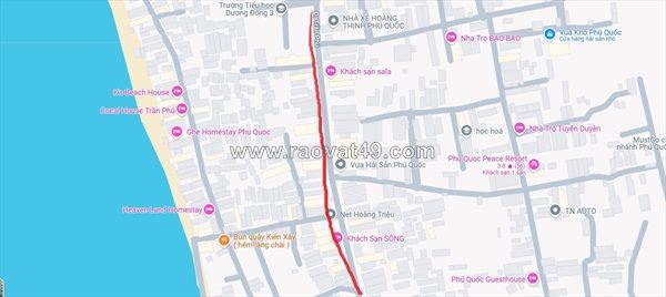 Bán nhà mặt tiền trần phú, dương đông 0m full thổ cư, sổ sẵn
