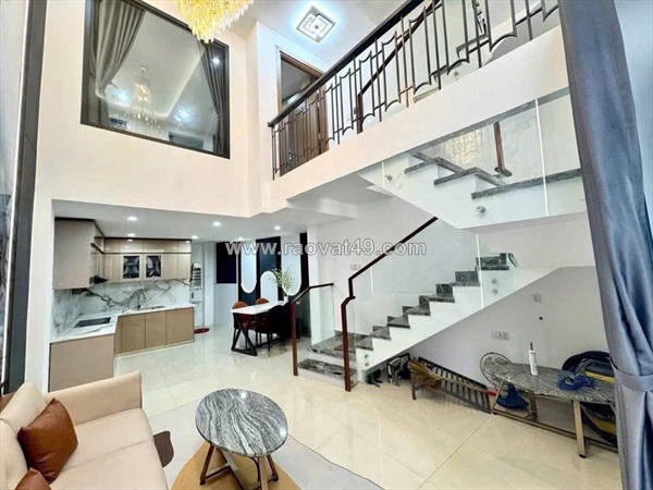 Bán nhà mới - chính chủ - lê quang định - bình thạnh - 4pn lớn - tặng full nội