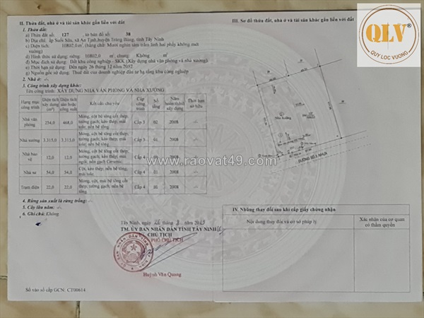 Bán nhà xưởng kcn linh trung 3, trảng bàng, tn 10.802m²