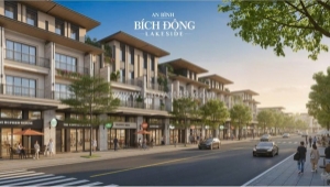 Bán shophouse bích động lakeside - mặt đường 22m - gần tttm - giá chỉ từ 68