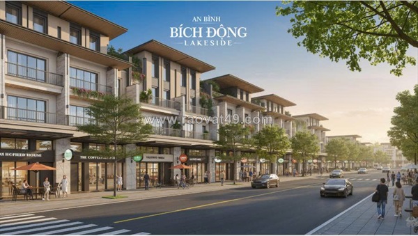 Bán shophouse bích động lakeside - mặt đường 22m - gần tttm - giá chỉ từ 68