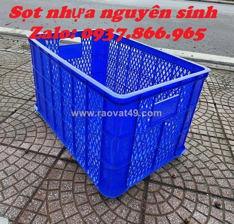 Bán sọt nhựa có bánh xe dưới đáy, sọt công nghiệp chuyên kéo hàng hóa, sọt 5 bánh xe