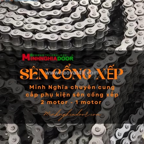 Báo giá sên cổng xếp mới nhất 2026 tại minh nghĩa door