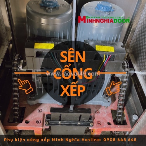 Báo giá sên cổng xếp mới nhất 2026 tại minh nghĩa door