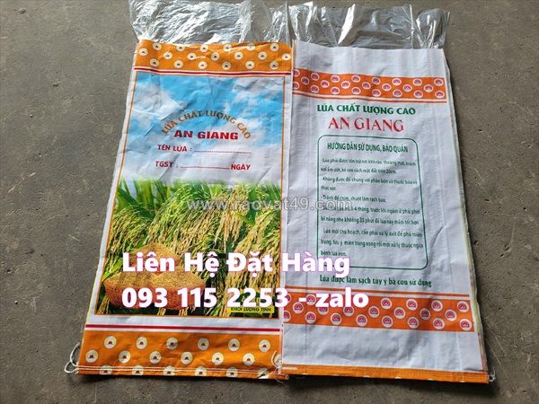 Bao lúa 40kg – hàng có sẵn, giao 24/7