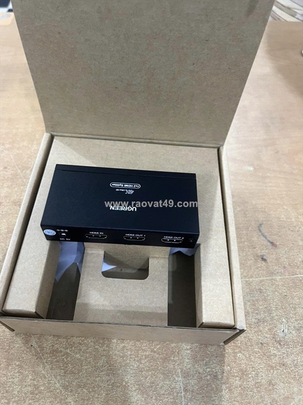 Bộ chia hdmi 1x2 ugreen (40201eu) – nhân đôi màn hình, tối ưu hiển thị