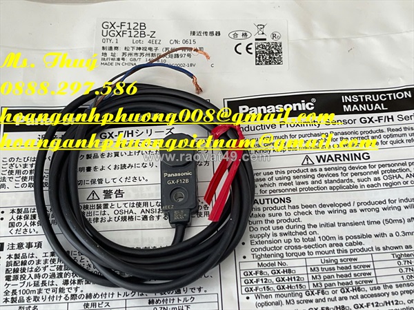 Cảm biến panasonic gx-f12b - h.a.p - chuyên thiết bị điện giá tốt
