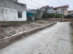 Cần bán mảnh đất do thượng - tiền phong - mê linh - mặt tiền rộng 5.8m - oto