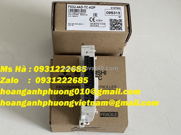 Cần bán mô đun nhiệt độ dòng mitsubishi fx3u-4ad-tc-adp