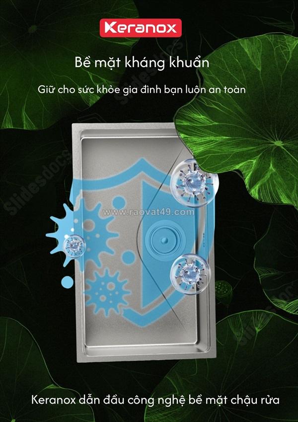 Căn bếp sang hơn hẳn nhờ lựa chọn keranox