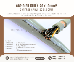 Cáp điều khiển chống nhiễu altek kabel 20x1.0 sẵn đà nẵng, huế, bình định