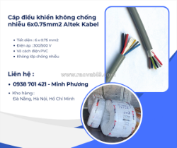 Cáp điều khiển không chống nhiễu altek kabel 6x0.75mm2 đà nẵng, hà nội, hồ chí minh