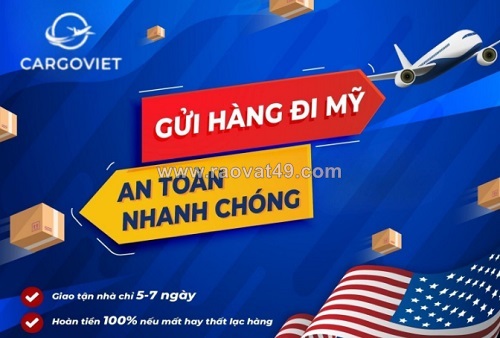 Cargoviet – lựa chọn gửi hàng đi mỹ uy tín hàng đầu