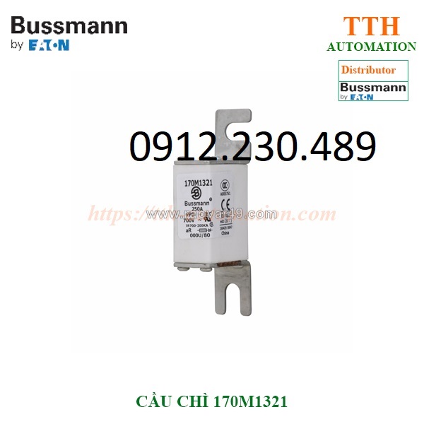Cầu chì bussmann 170m1321 nhóm gr