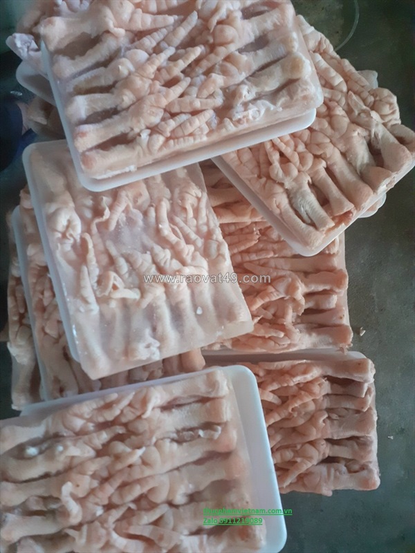 Chân gà rút xương đông lạnh hà nội hàng đẹp, không sót xương