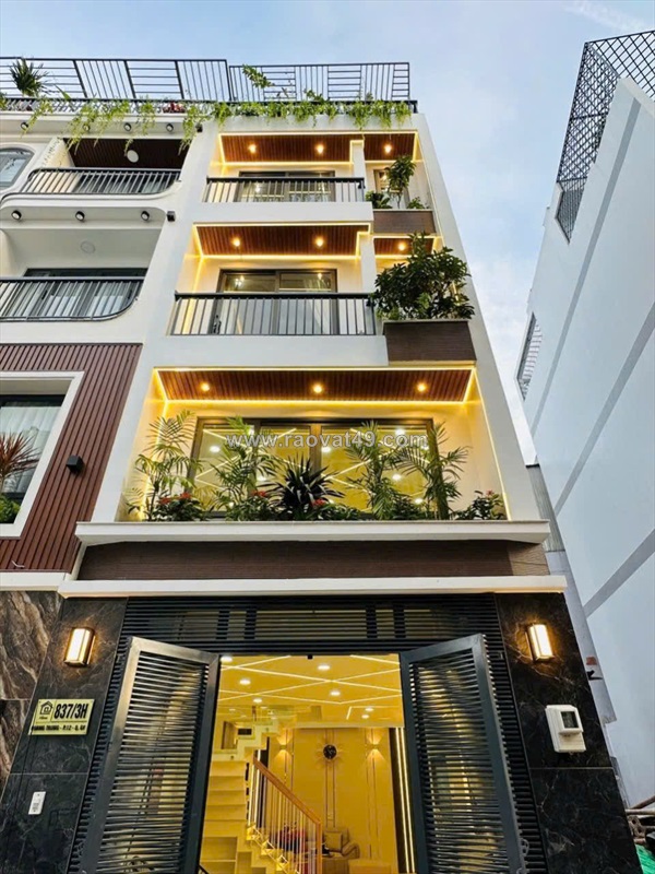 Chính chủ bán nhà 4 tầng, 5 x 17m, hẻm ô tô thông đường quang trung, p.8, gv