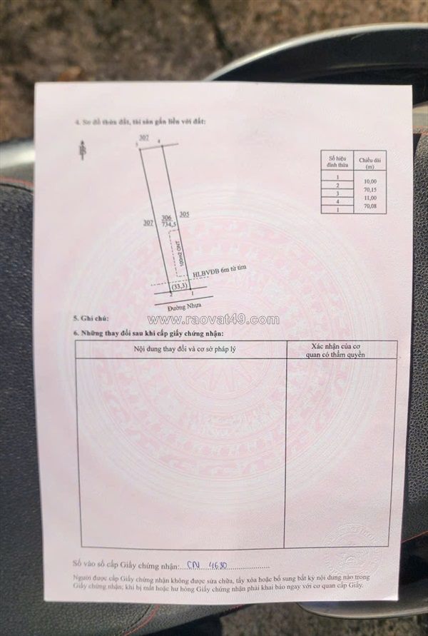 Chính chủ cần bán 2 lô mặt tiền vị trí ấp thanh xuân, xã thiện hưng, tỉnh đồng