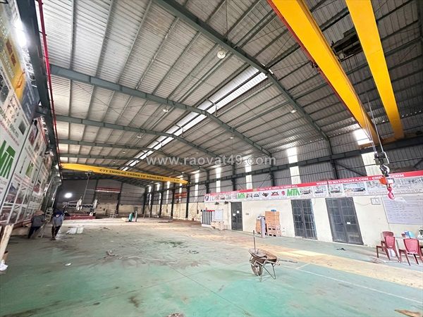 Cho thuê 1200m2 kho xưởng tại kcn thạch thất – quốc oai, hà nội